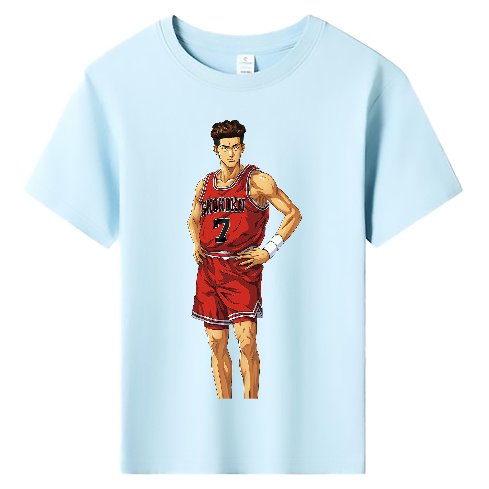 （画像用） SLAM DUNK／スラムダンク 綿100％キッズTシャツ（フロントプリント）